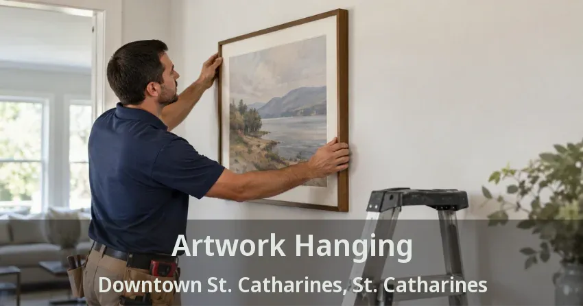 Artwork Hanging Downtown St. Catharines, St. Catharines - ON