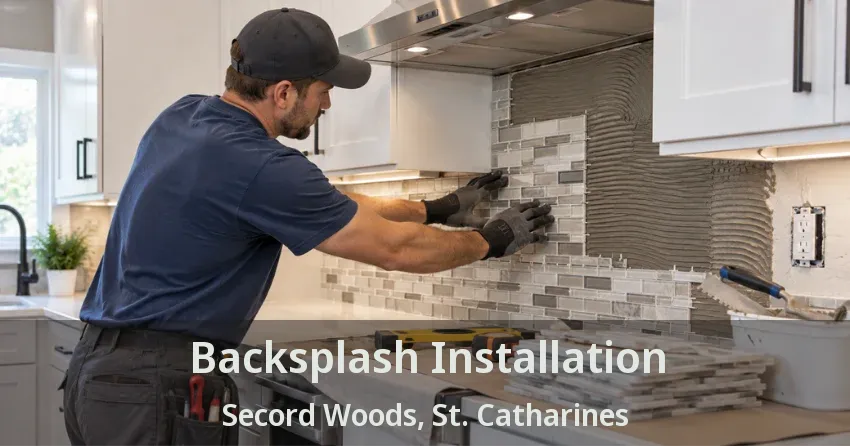 Backsplash Installation Secord Woods, St. Catharines - ON