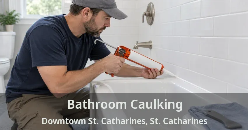 Bathroom Caulking Downtown St. Catharines, St. Catharines - ON