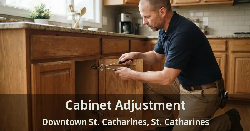 Cabinet Adjustment Downtown St. Catharines, St. Catharines - ON