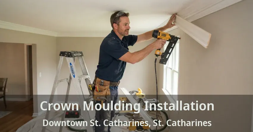 Crown Moulding Installation Downtown St. Catharines, St. Catharines - ON