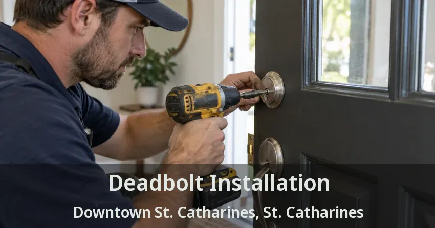 Deadbolt Installation Downtown St. Catharines, St. Catharines - ON