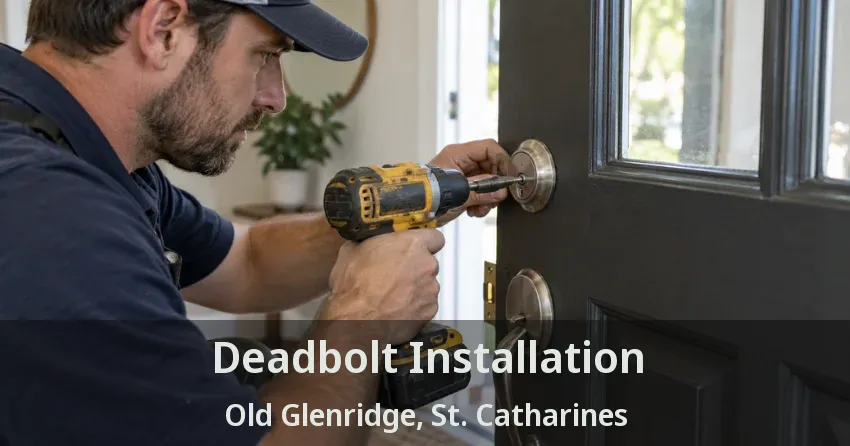 Deadbolt Installation Old Glenridge, St. Catharines - ON