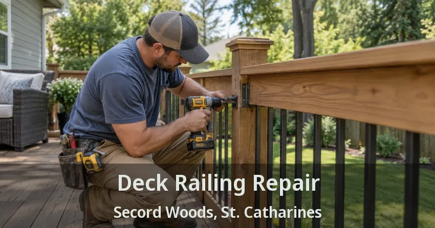 Deck Railing Repair Secord Woods, St. Catharines - ON