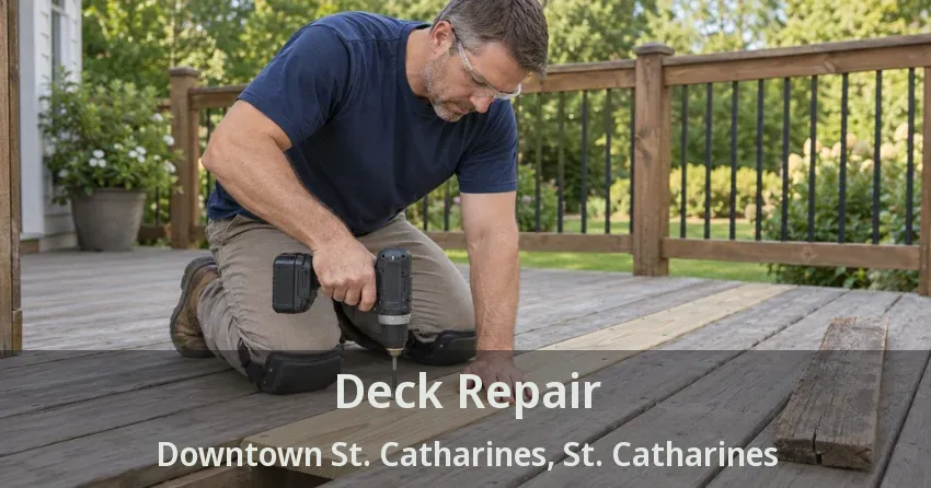 Deck Repair Downtown St. Catharines, St. Catharines - ON