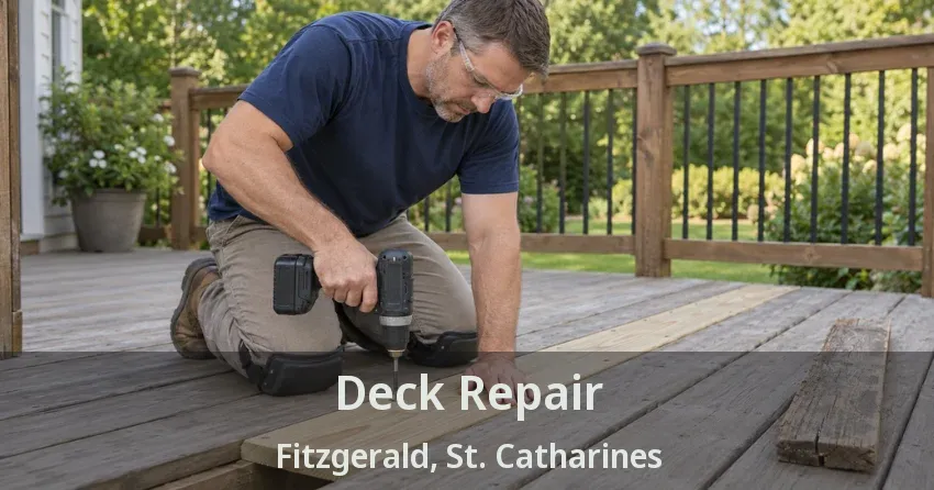 Deck Repair Fitzgerald, St. Catharines - ON