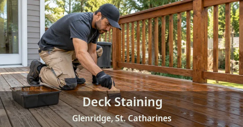 Deck Staining Glenridge, St. Catharines - ON