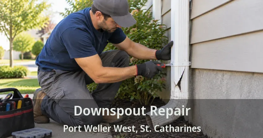 Downspout Repair Port Weller West, St. Catharines - ON