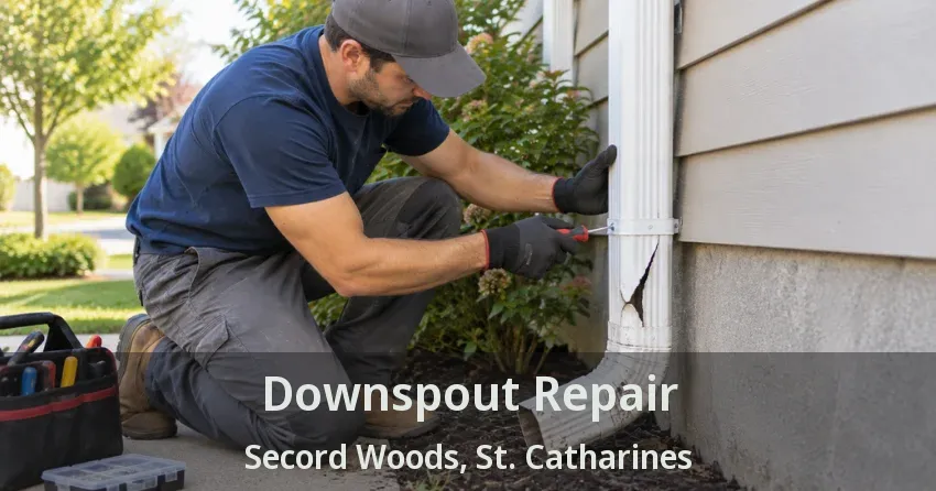 Downspout Repair Secord Woods, St. Catharines - ON