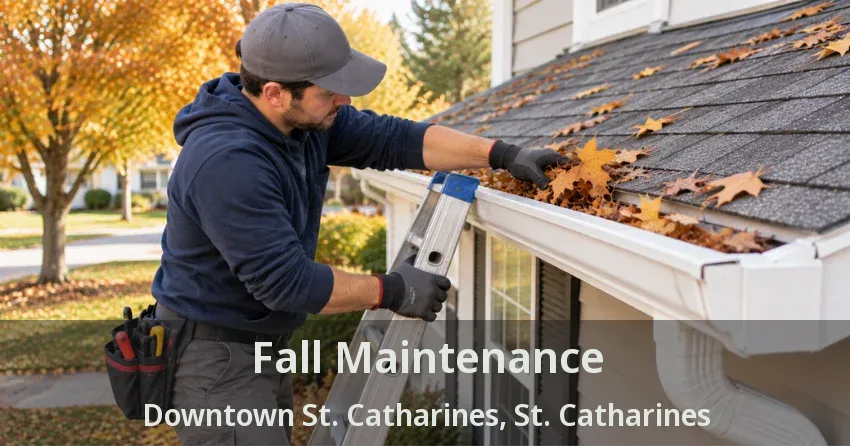 Fall Maintenance Downtown St. Catharines, St. Catharines - ON