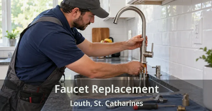 Faucet Replacement Louth, St. Catharines - ON