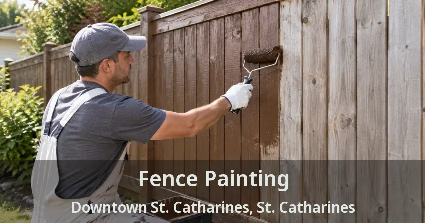 Fence Painting Downtown St. Catharines, St. Catharines - ON