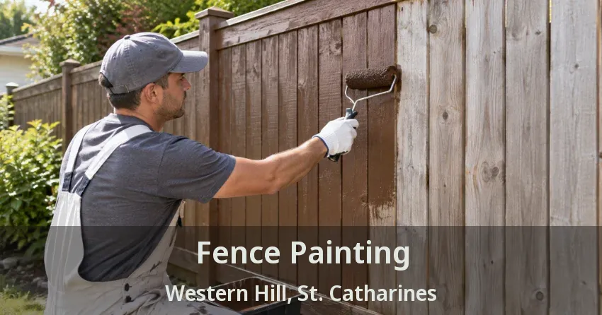 Fence Painting Western Hill, St. Catharines - ON
