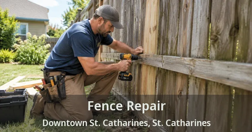 Fence Repair Downtown St. Catharines, St. Catharines - ON