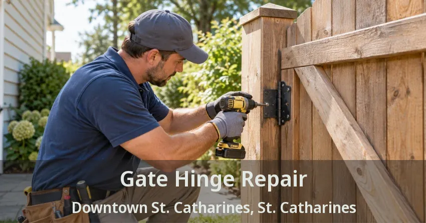 Gate Hinge Repair Downtown St. Catharines, St. Catharines - ON