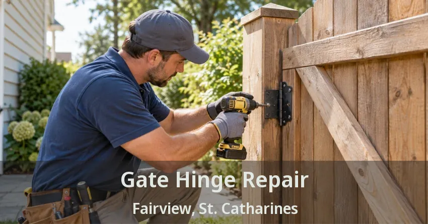 Gate Hinge Repair Fairview, St. Catharines - ON