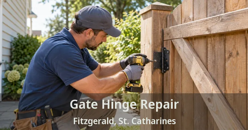 Gate Hinge Repair Fitzgerald, St. Catharines - ON
