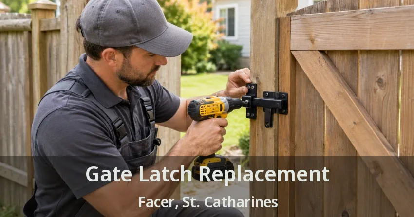 Gate Latch Replacement Facer, St. Catharines - ON