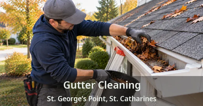 Gutter Cleaning St. George’s Point, St. Catharines - ON