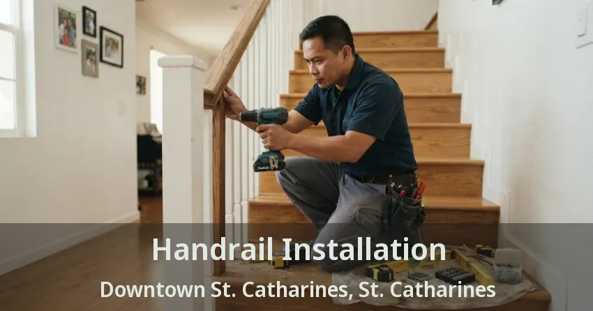 Handrail Installation Downtown St. Catharines, St. Catharines - ON
