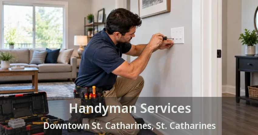 Handyman Services Downtown St. Catharines, St. Catharines - ON