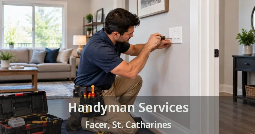 Handyman Services Facer, St. Catharines - ON