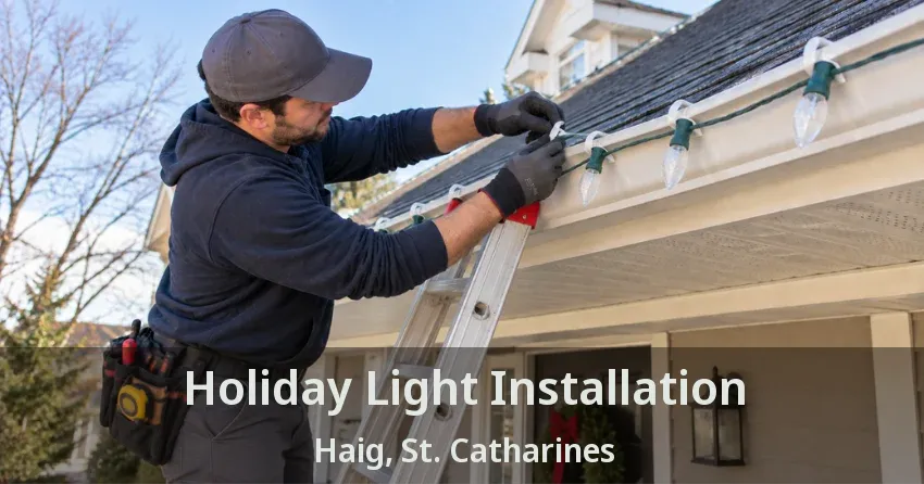 Holiday Light Installation Haig, St. Catharines - ON