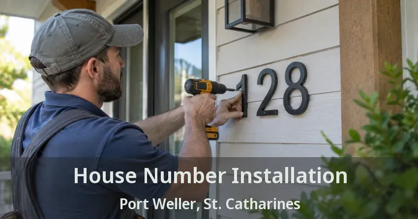 House Number Installation Port Weller, St. Catharines - ON