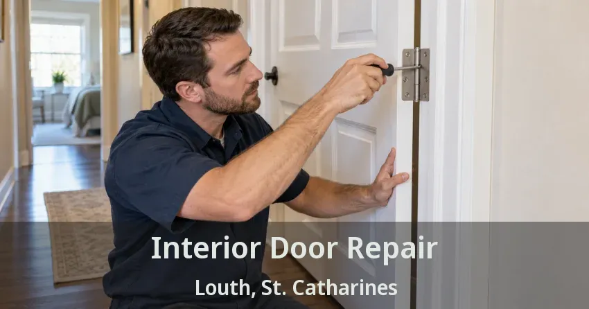 Interior Door Repair Louth, St. Catharines - ON