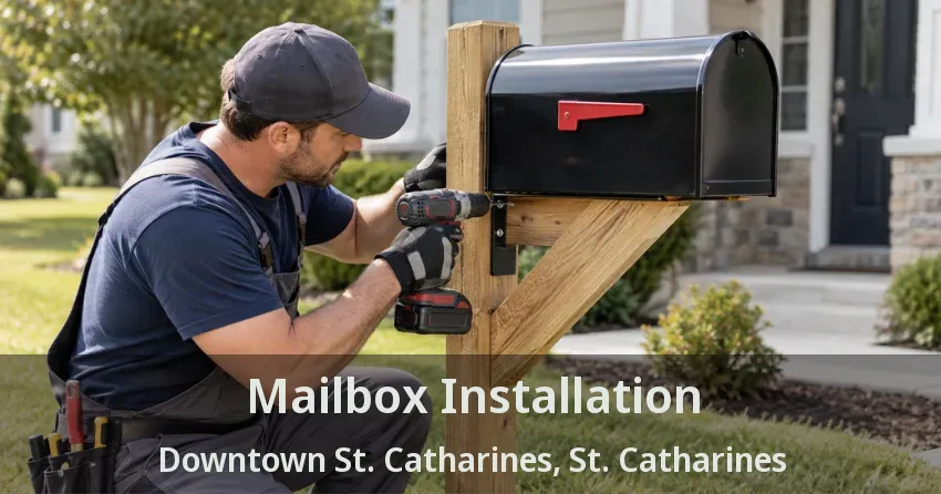 Mailbox Installation Downtown St. Catharines, St. Catharines - ON
