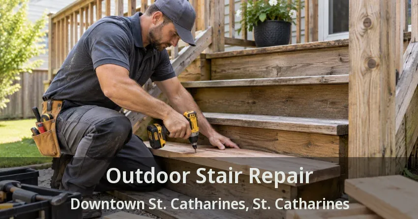 Outdoor Stair Repair Downtown St. Catharines, St. Catharines - ON
