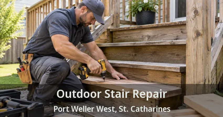 Outdoor Stair Repair Port Weller West, St. Catharines - ON