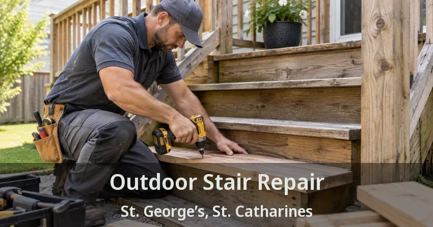 Outdoor Stair Repair St. George’s, St. Catharines - ON