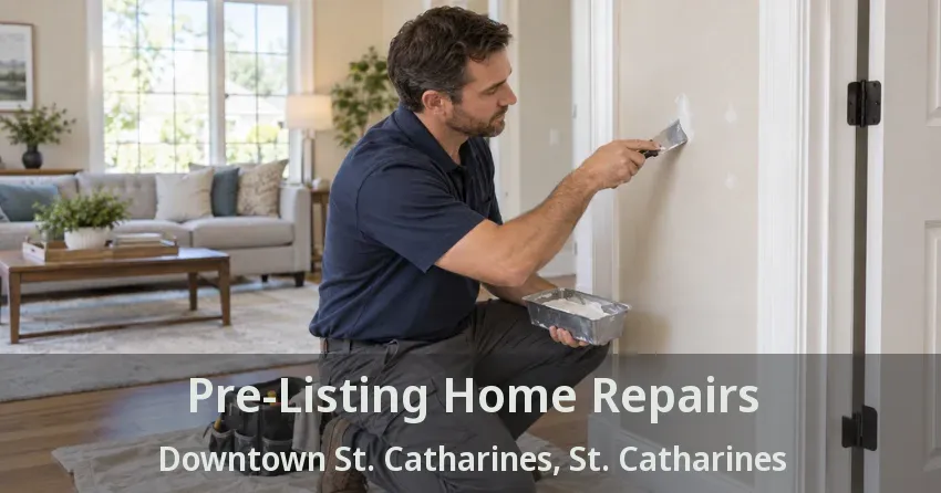 Pre-Listing Home Repairs Downtown St. Catharines, St. Catharines - ON