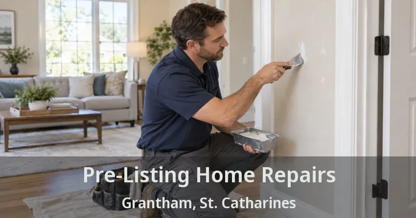 Pre-Listing Home Repairs Grantham, St. Catharines - ON
