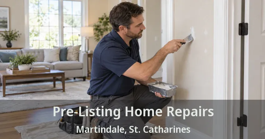 Pre-Listing Home Repairs Martindale, St. Catharines - ON