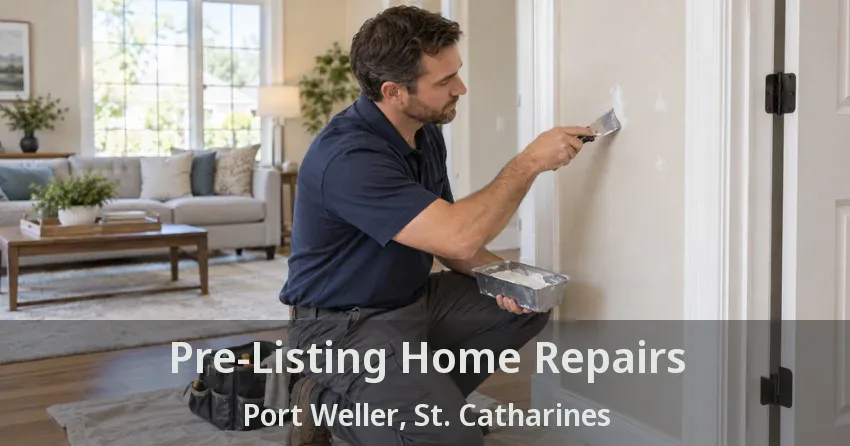 Pre-Listing Home Repairs Port Weller, St. Catharines - ON