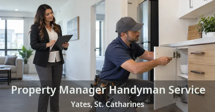 Property Manager Handyman Service Yates, St. Catharines - ON