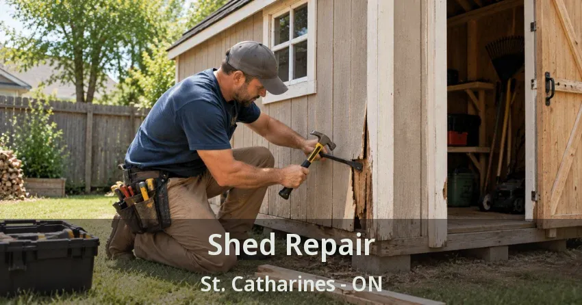 Shed Repair St. Catharines - ON