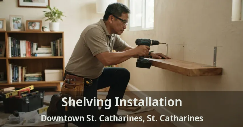 Shelving Installation Downtown St. Catharines, St. Catharines - ON