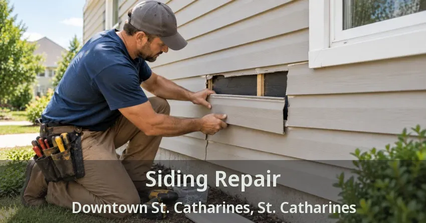 Siding Repair Downtown St. Catharines, St. Catharines - ON