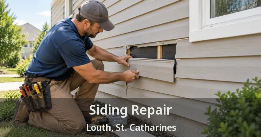 Siding Repair Louth, St. Catharines - ON
