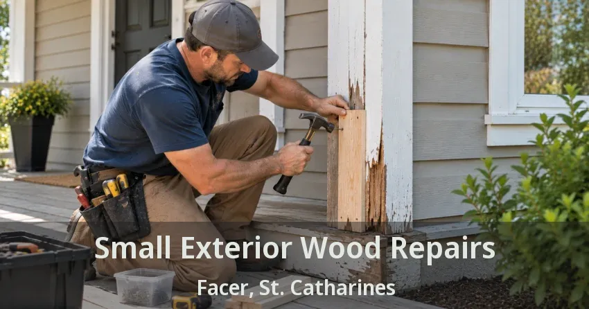 Small Exterior Wood Repairs Facer, St. Catharines - ON