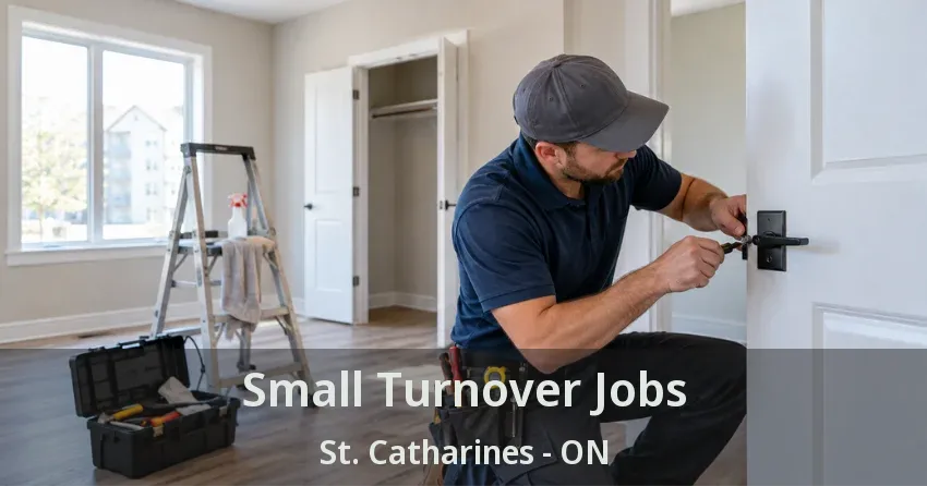 Small Turnover Jobs St. Catharines - ON