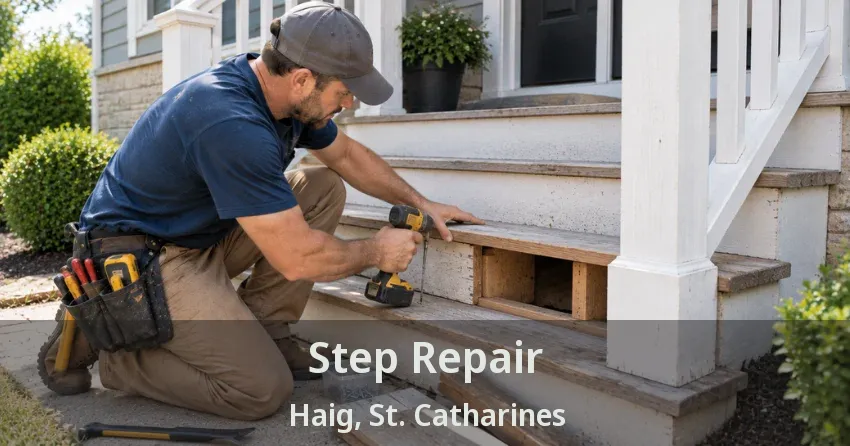 Step Repair Haig, St. Catharines - ON