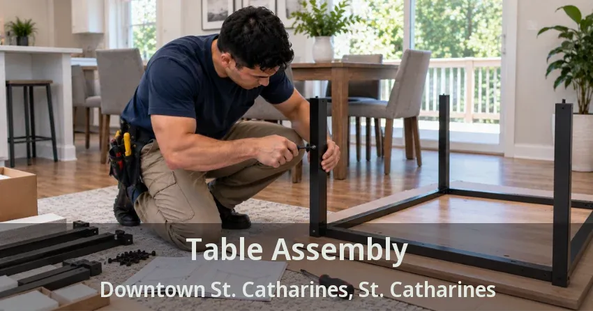 Table Assembly Downtown St. Catharines, St. Catharines - ON