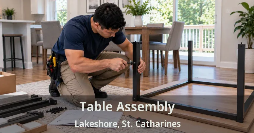 Table Assembly Lakeshore, St. Catharines - ON