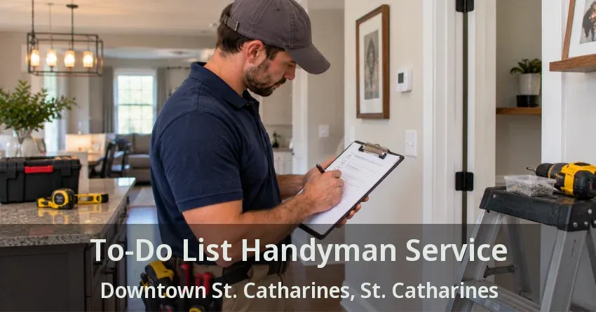 To-Do List Handyman Service Downtown St. Catharines, St. Catharines - ON