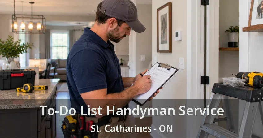 To-Do List Handyman Service St. Catharines - ON