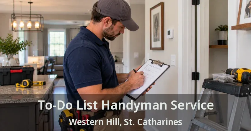 To-Do List Handyman Service Western Hill, St. Catharines - ON